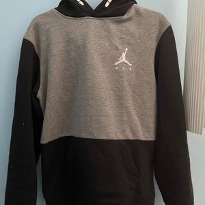 Jordan hoodie black and grey